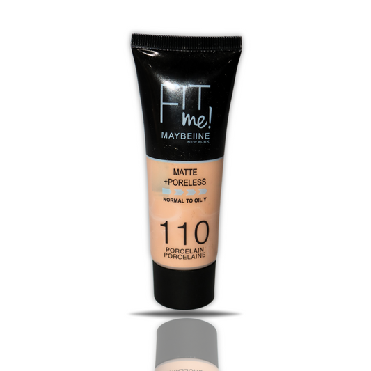 Maybeliine Fit Me Matte+Poreless Foundation | Normal to Oily | 110