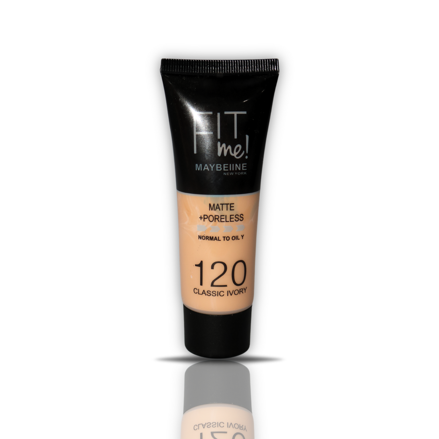 Matbelline Fit Me Matte+Poreless Foundation | Normal to Oily | 120 Classic Ivory