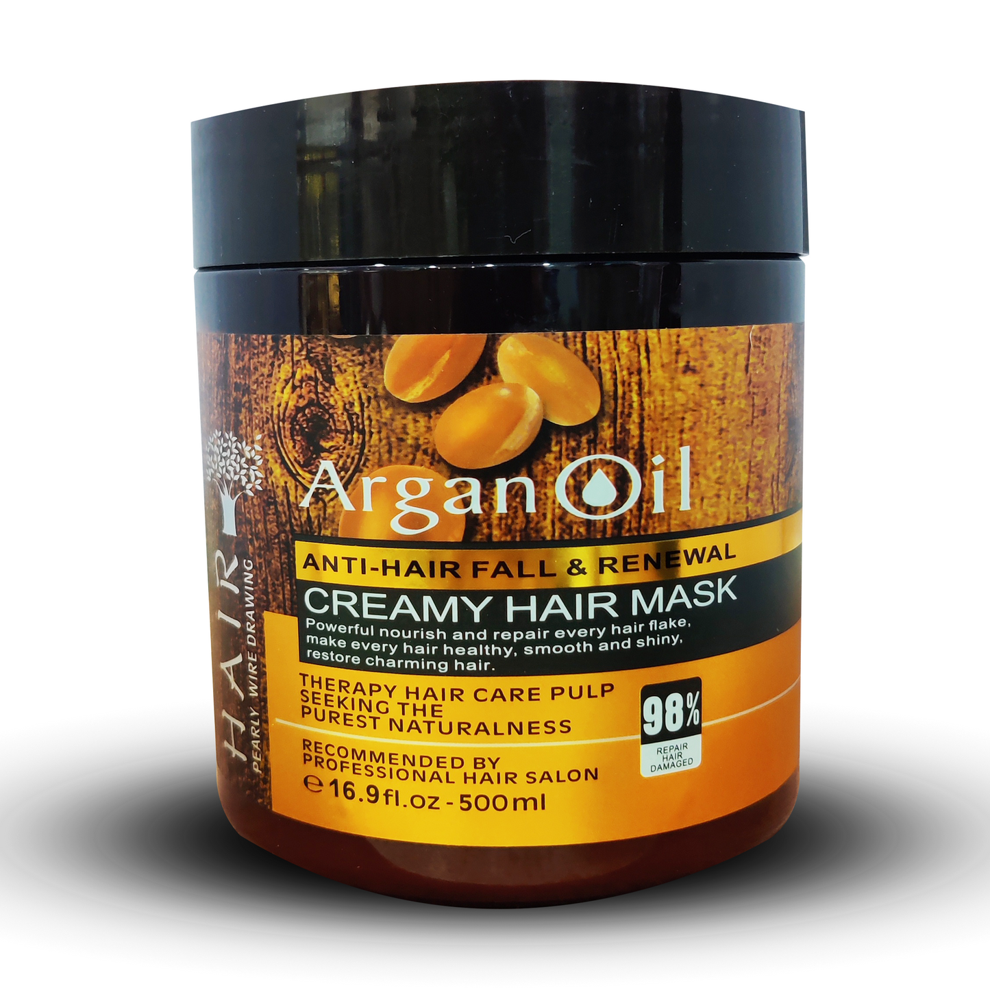 Keratin Argan Oil Anti-Hair Fall & Renewal Creamy Hair Mask 500ML