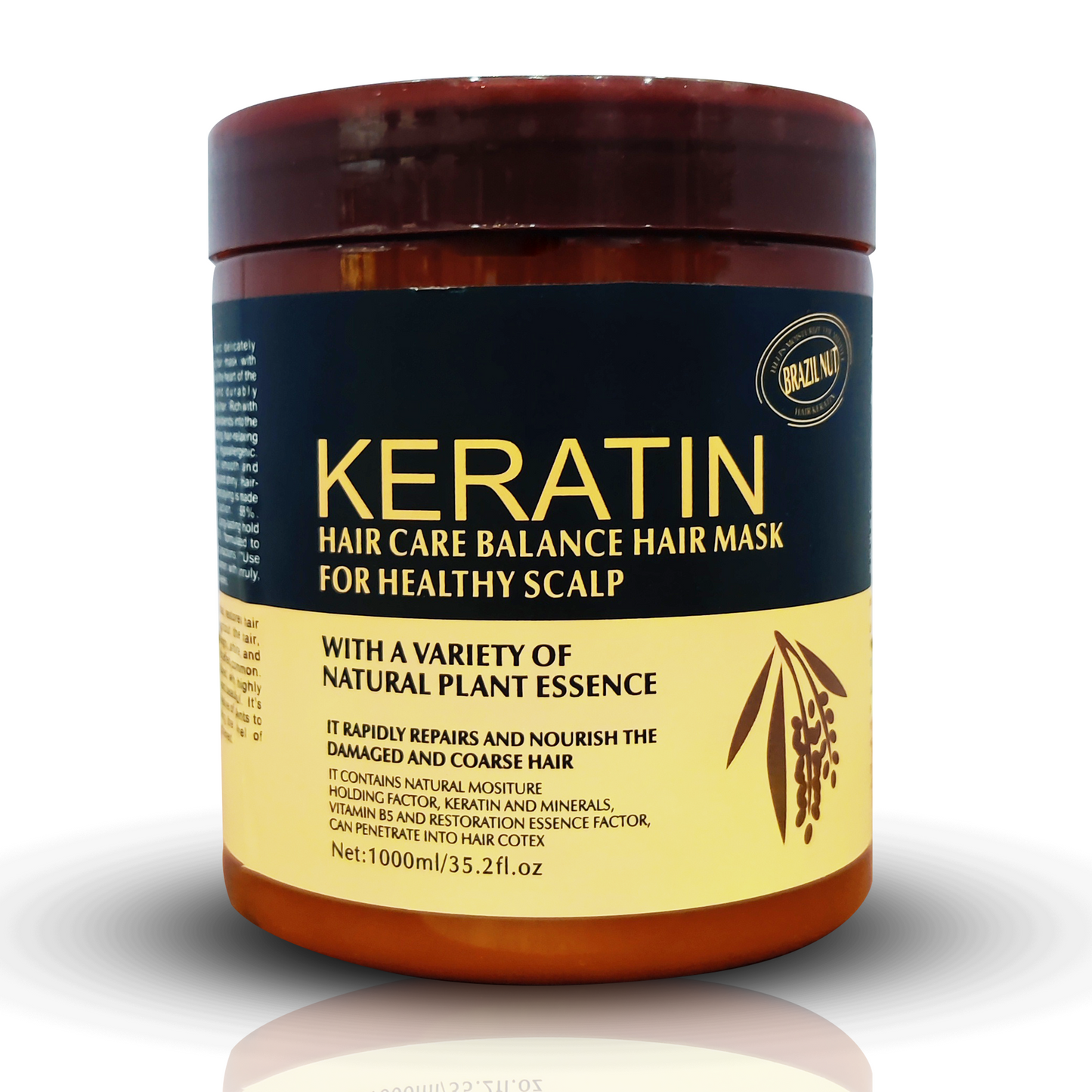 Keratin Hair Care Balance Hair Mask Brazil Nut 1000ml