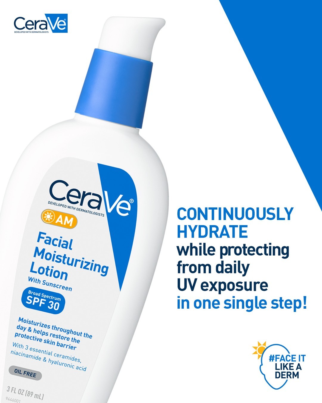 CeraVe AM Facial Moisturizing Lotion